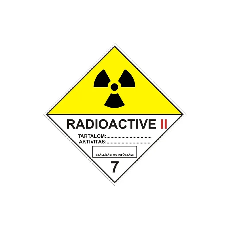 ADR radioactive II. bárca