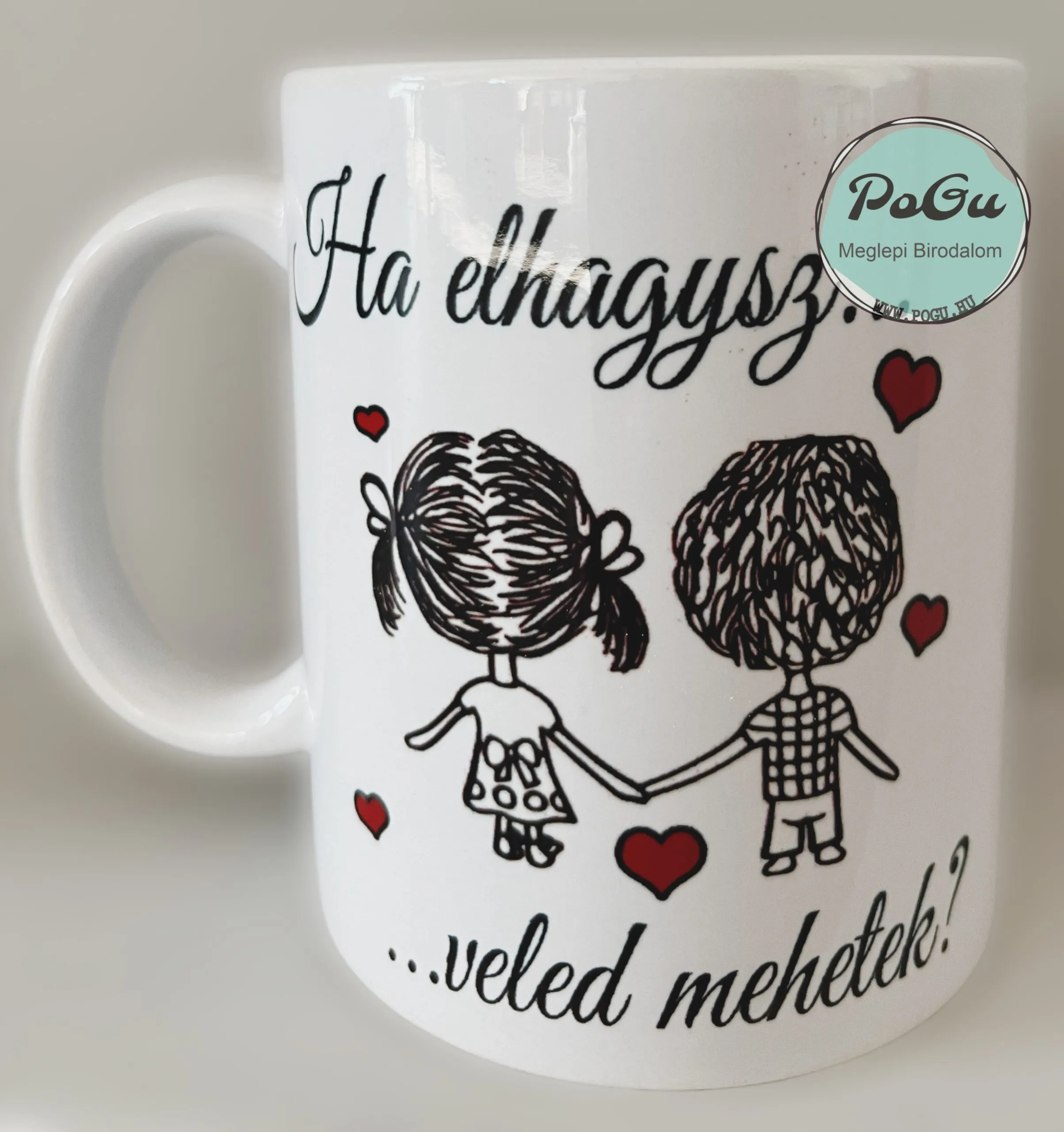 Veled mehetek bögre