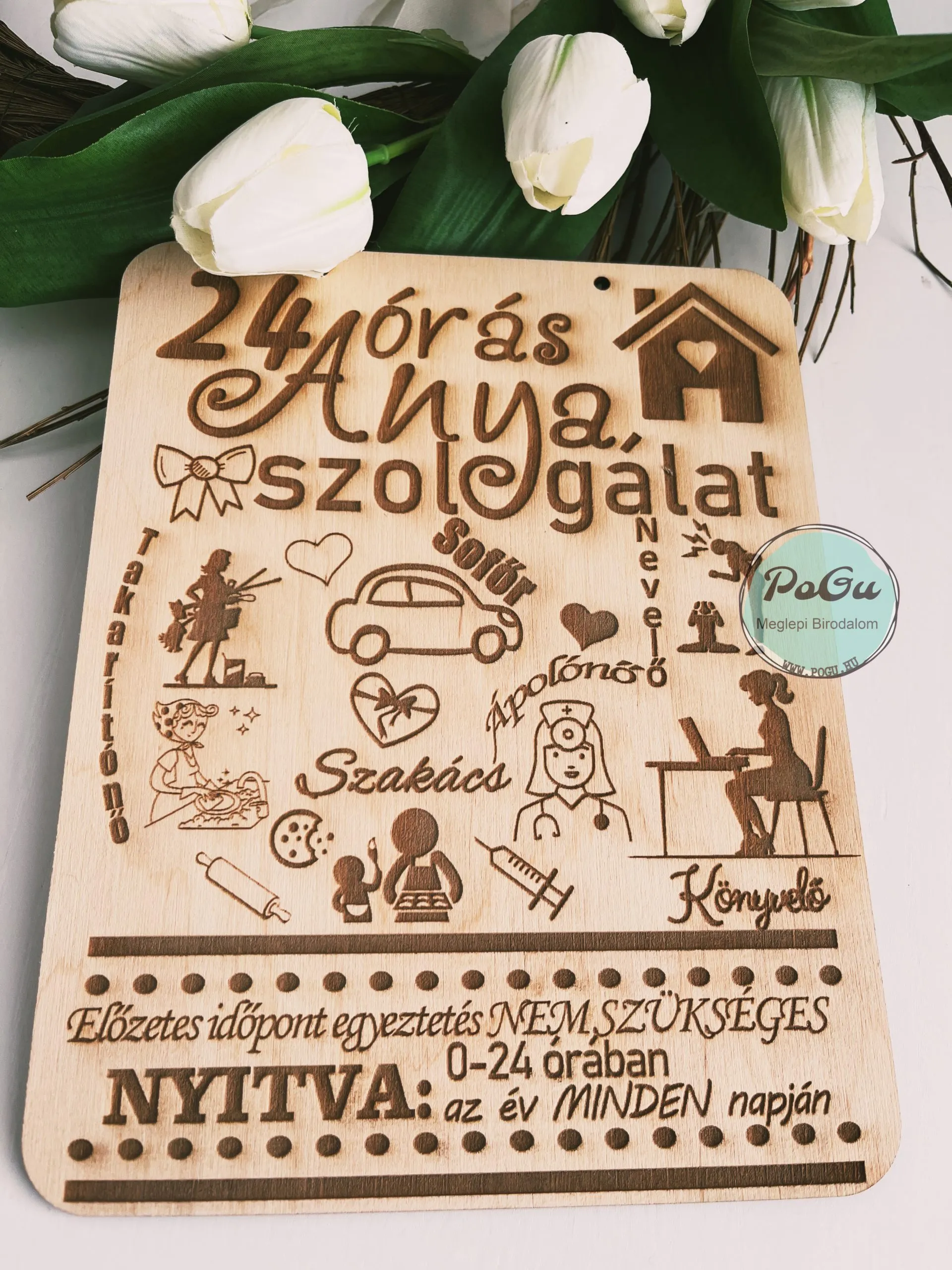 Anyák napi tábla