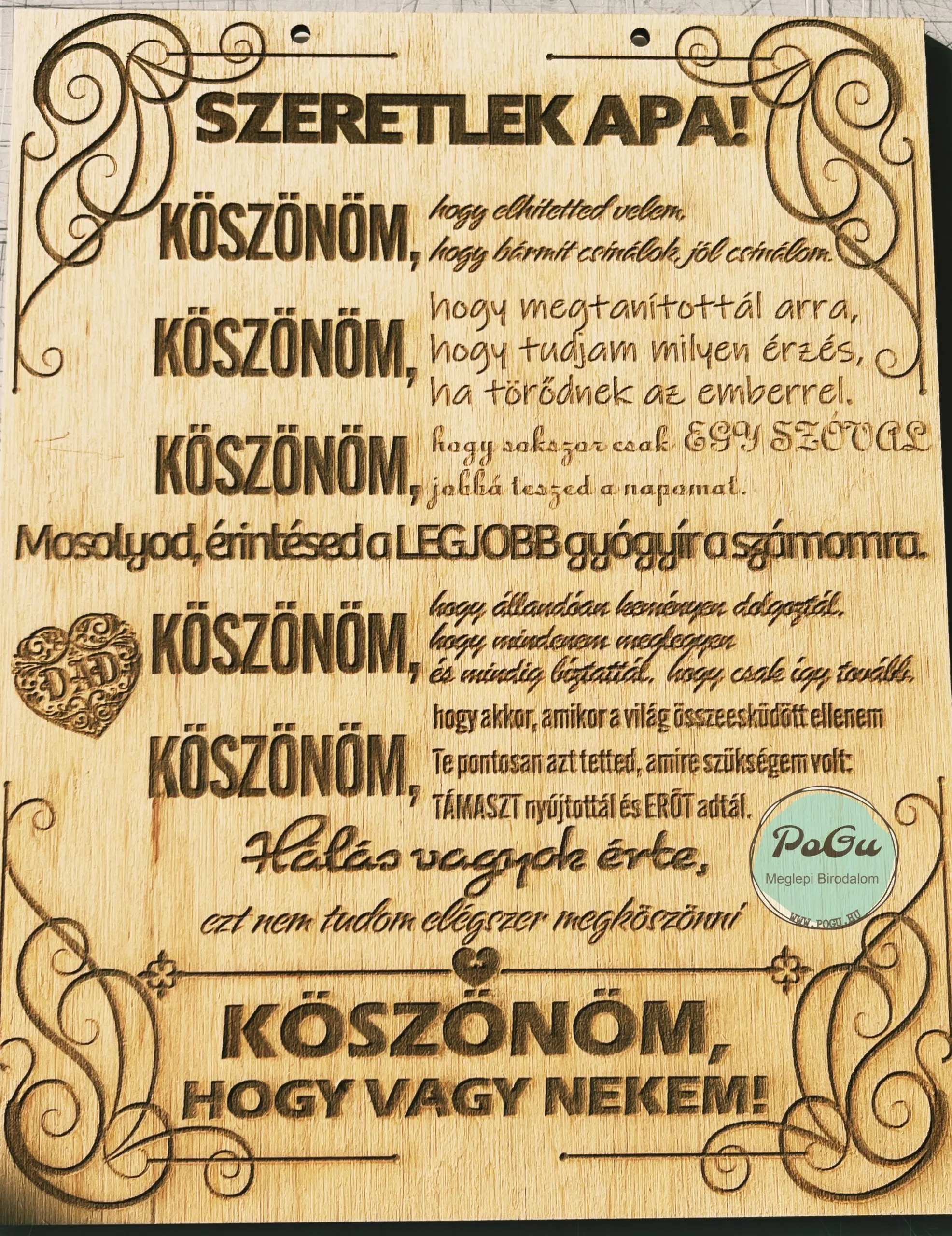 Apák napi tábla 2.