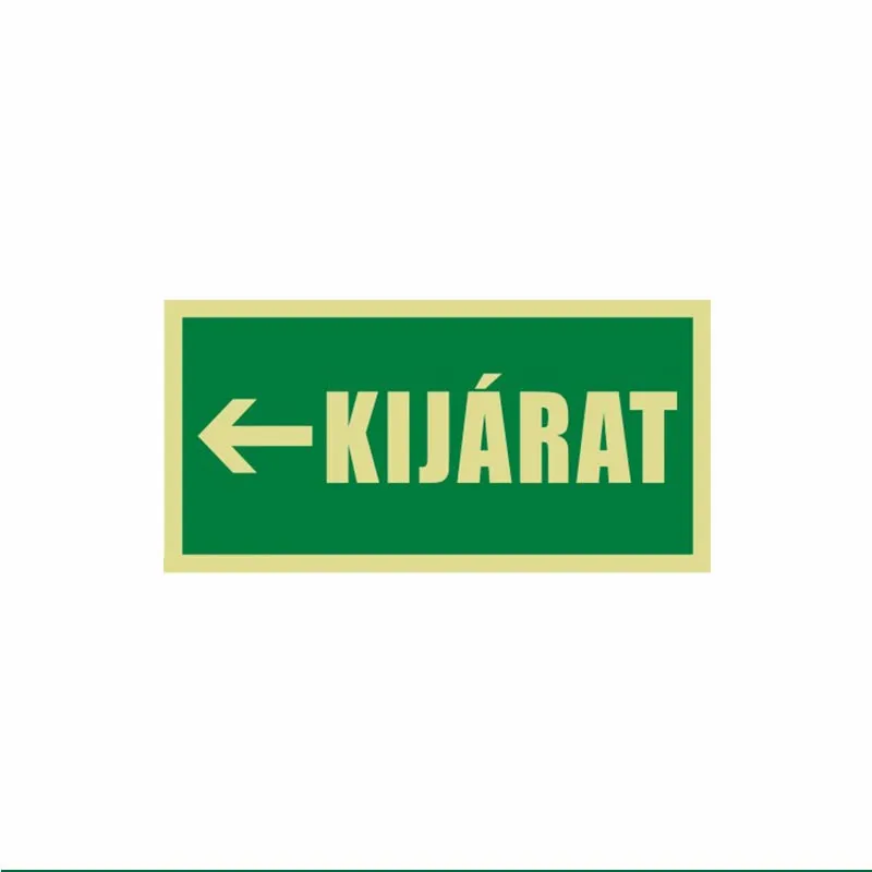 Kijárat balra