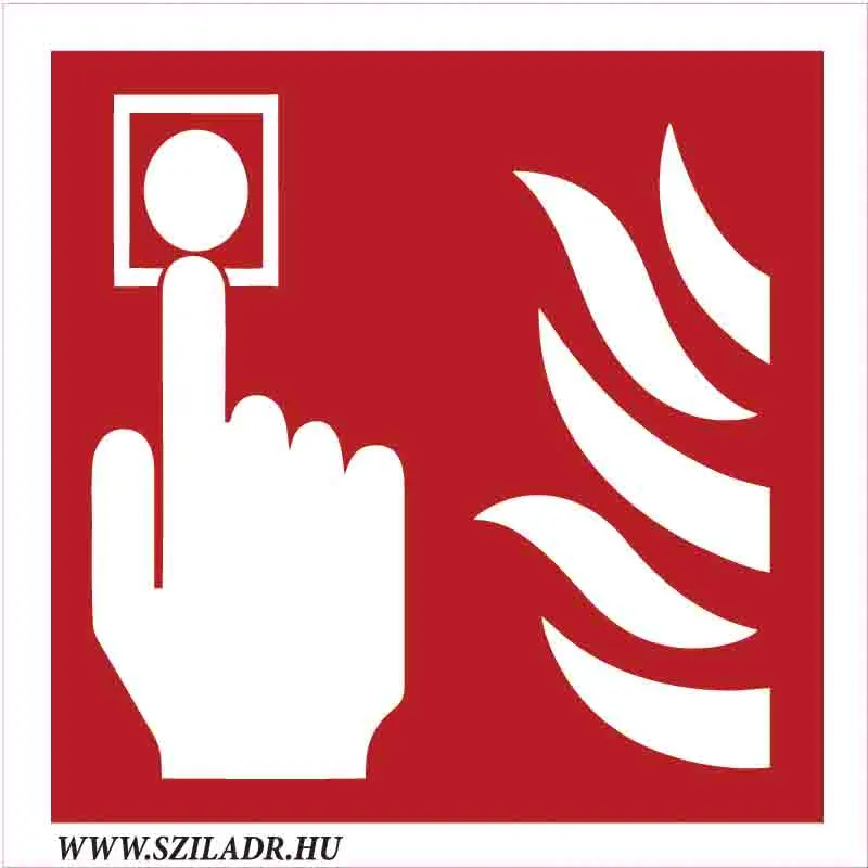 Tűzjelző piktogram tábla